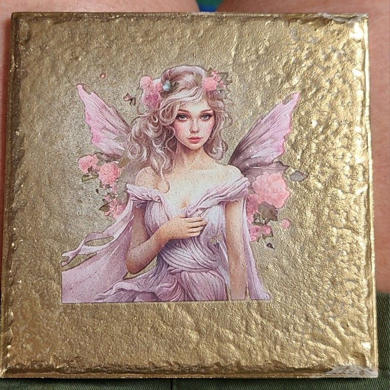 4" Ceramic Tile Decorative Accent Pieces With Stand. 