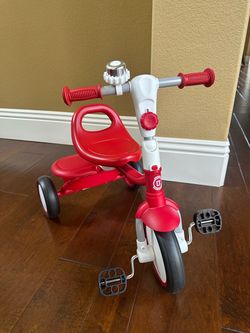 Toddler Tricycle Red and White