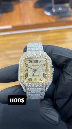 Bustdown 2 tone Carti Watch 💎🔥