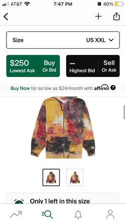 supreme fire zip up hooded sweatshirt