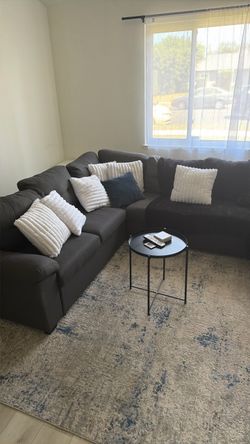 BLUE SECTIONAL COUCH
