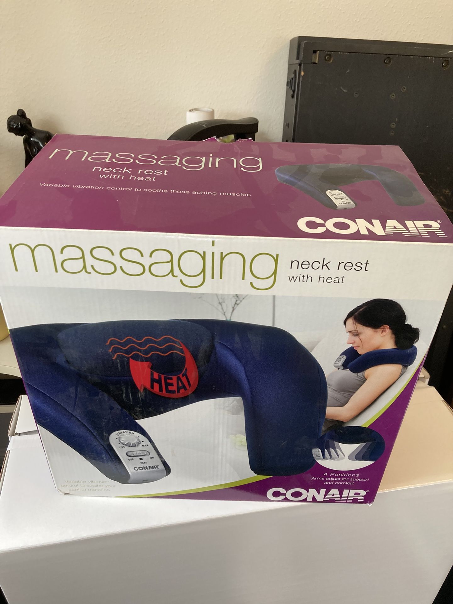 Conair 4 Speed C/DC Operated Neck Massager - www.ice4pros.com.br
