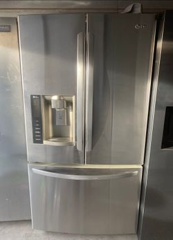 LG Stainless Steel Refrigerator And Freezer