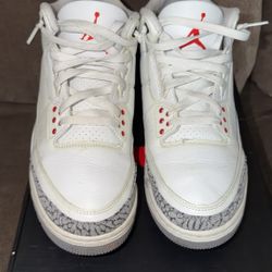 Size 11 - Jordan 3 Retro Mid White Cement Reimagined