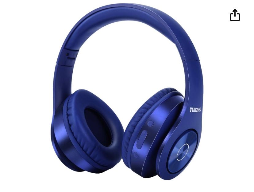TUINYO Bluetooth Headphones Wireless, Over Ear Stereo Wireless Headset 40H Playtime with deep bass