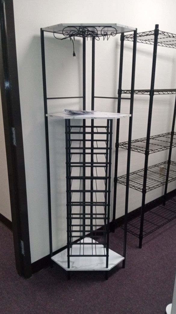 Corner Wine Rack