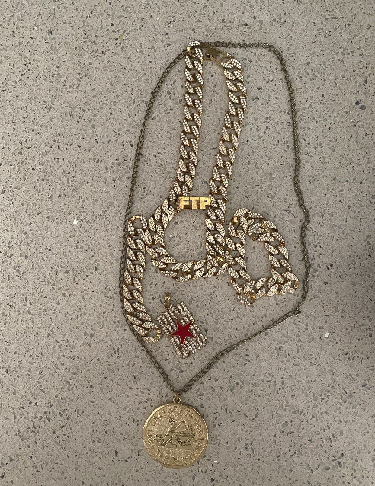 Iced Out Cuban/ FTP Ring/ RG Pendant