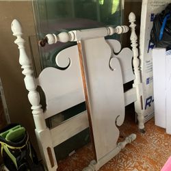 Twin Bed With Mattress And Frame 