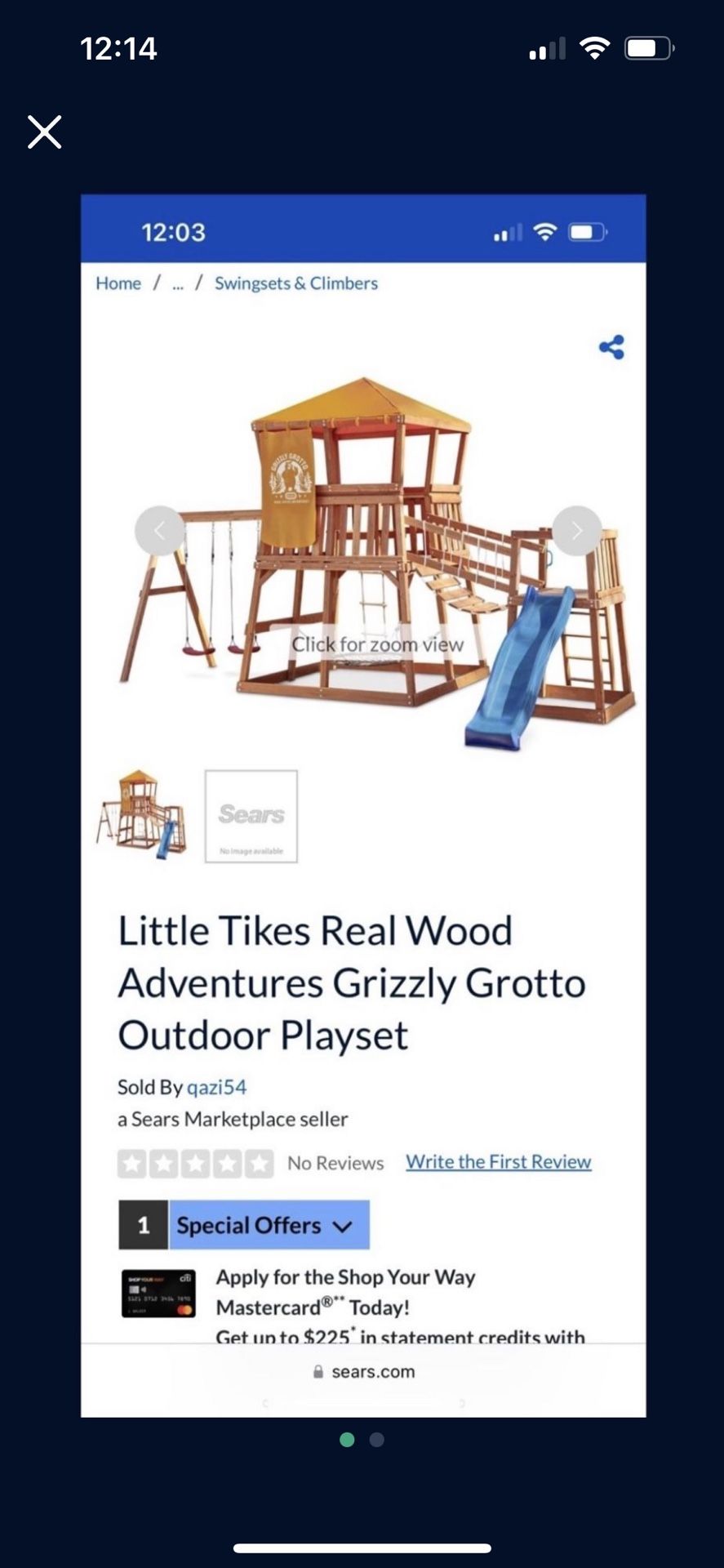 Grizzly Grotto Real Wood Adventures Playset Real Wood Adventures