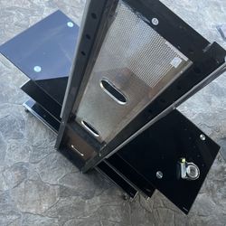 Three-Tier Glass TV Stand
