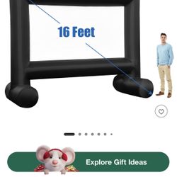 Inflatable projector Screen