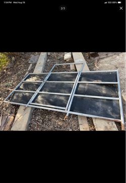 Corral gate panel