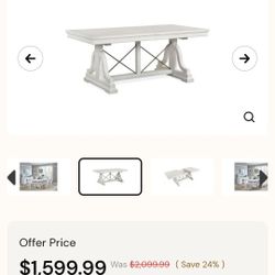 Heron Cove Trestle Dinning Table