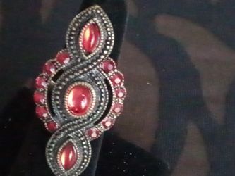 Vintage Ruby Color Costume Ring