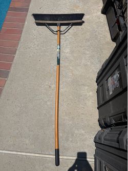 Quickie Push Broom,60 in Handle L,24 in Face