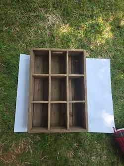 Vintage Farmhouse  wooden decorative crate