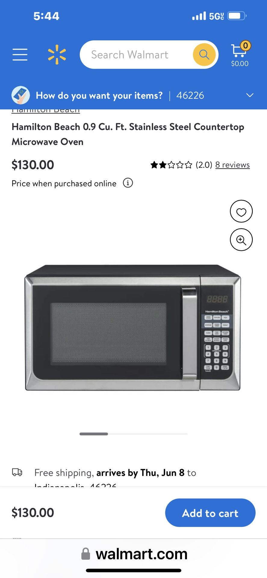 Hamilton Microwave. Make Me An Offer . Brand New 