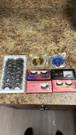 Long lashes $5 for everything