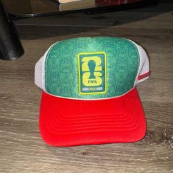Men's UnFIFA World Cup 2026 Green Red Trucker Hat One Size