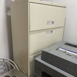Large 4 Drawer File Cabinet
