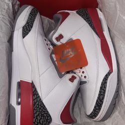 Jordan 3 fire Red Size 10