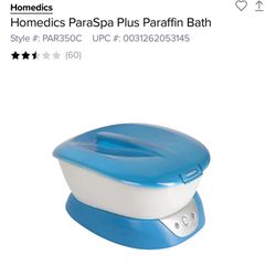 Homedics ParaSpa Plus Paraffin Bath