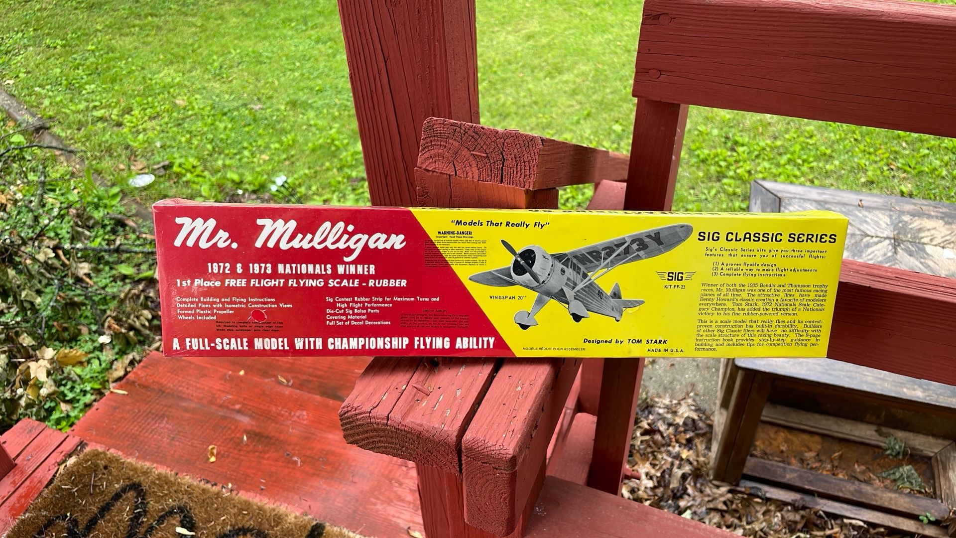 $30 Unopened Mr. Mulligan Model Plane 