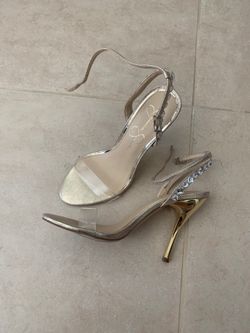 Clear heals diamonds jessica Simpson dressy gold