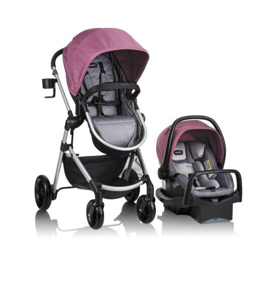 Infant Car Seat with Base and Matching Stroller ($125) 