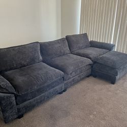 (New) Dark Grey Sectional Sofa