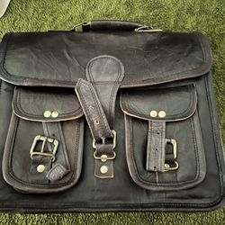 Leather Messenger Bag