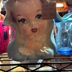 Glass Doll Statue