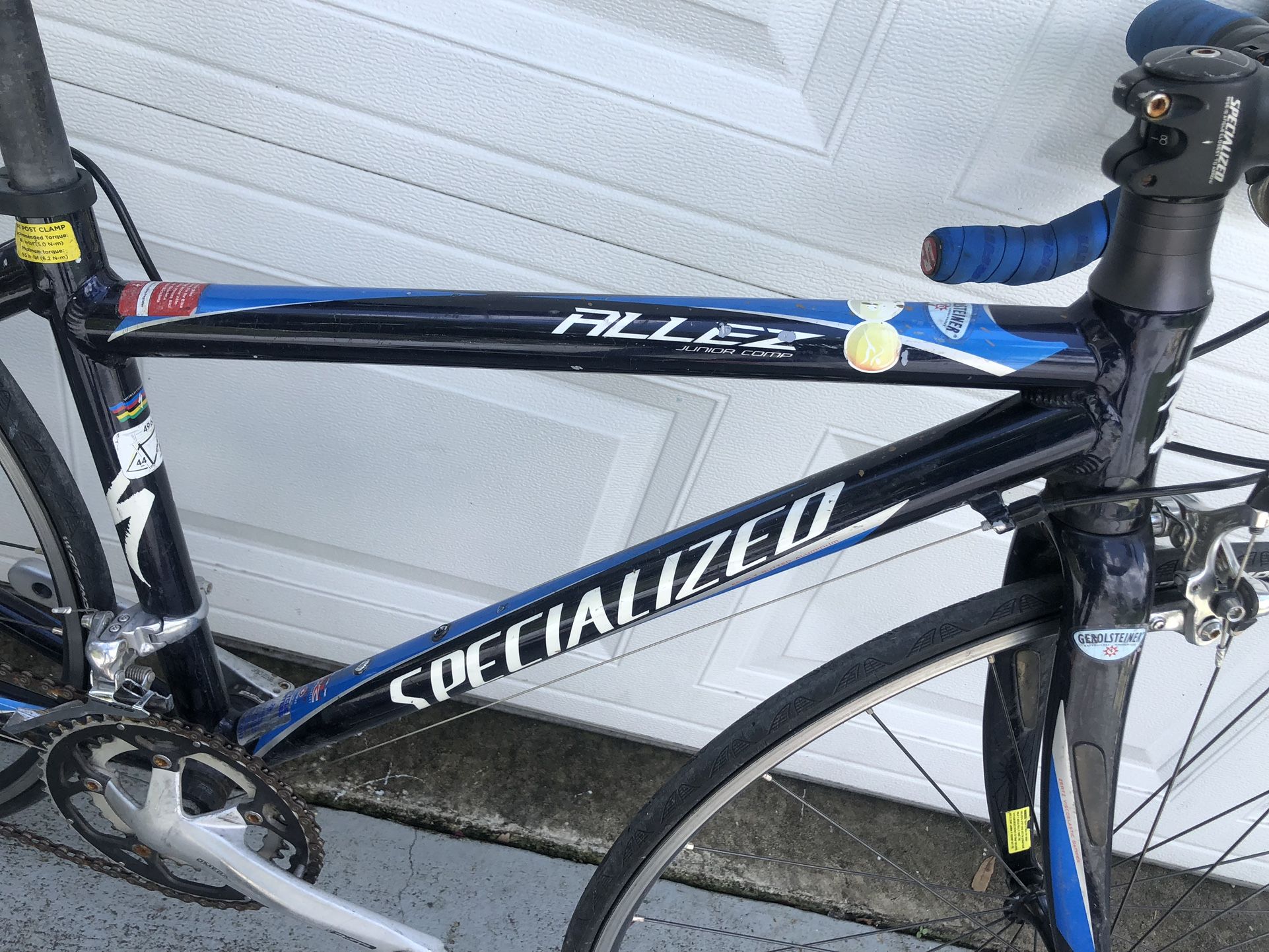 Specialized Allez E5 Disc Road Bike (Blue/Cool black /Blaze) (56cm