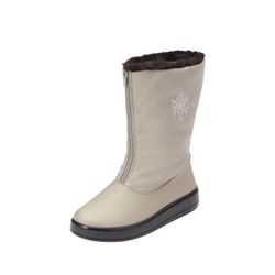Comfortview Snowflake Weather Boot Mid Calf Women's Winter Snow Boots 8W