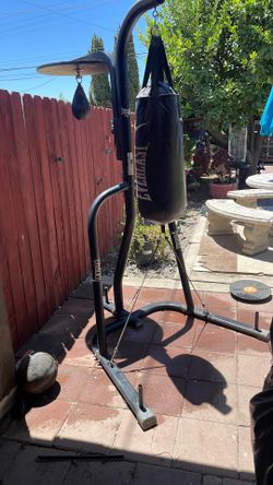 Everlast Heavy bag stand  with 50lb bag