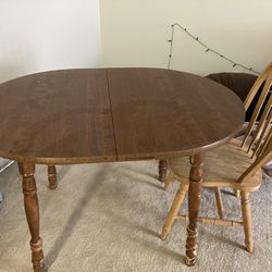 Kitchen Table And 2 Matching Chairs