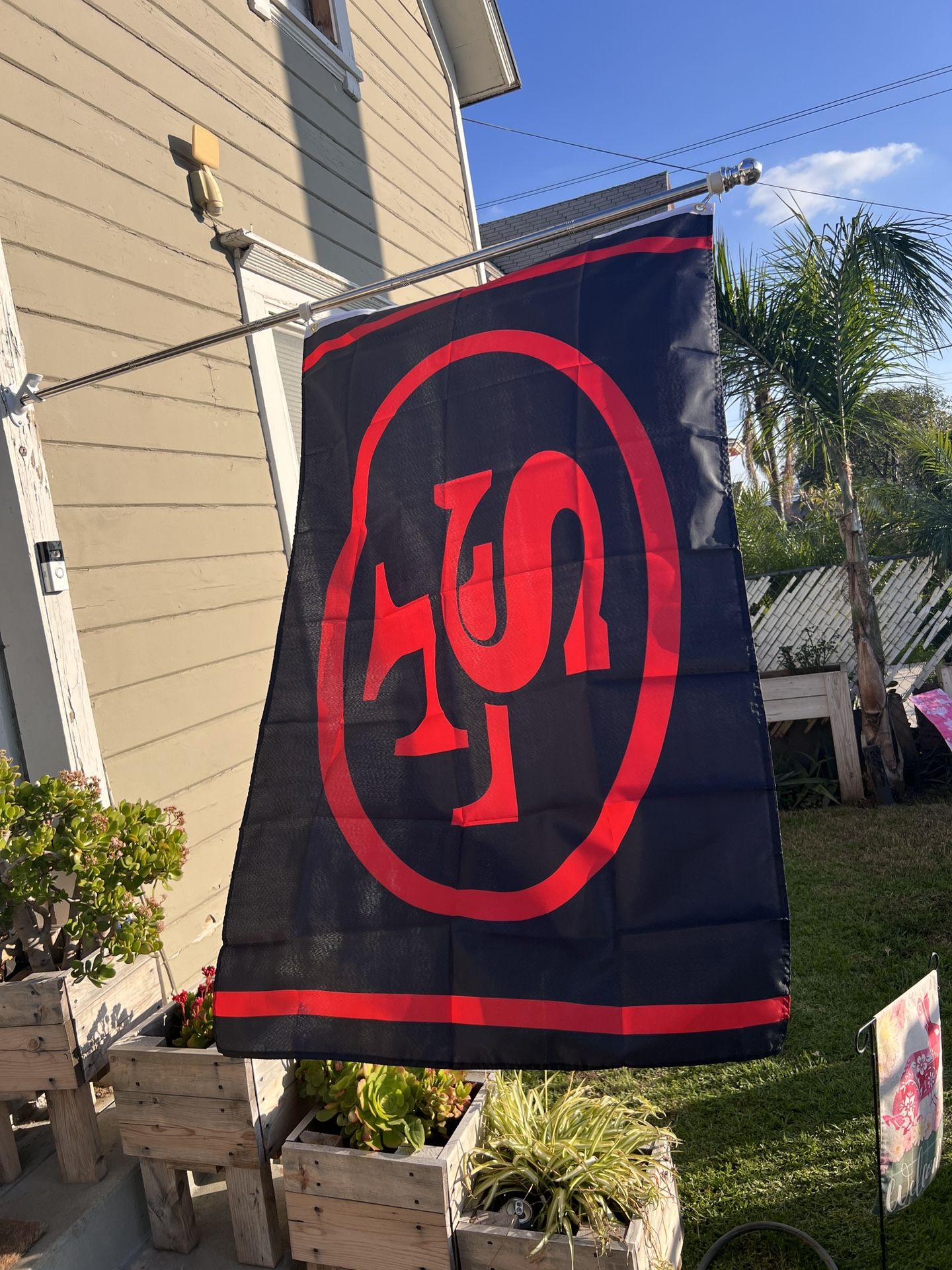 49ers Flag And House Flag Pole 