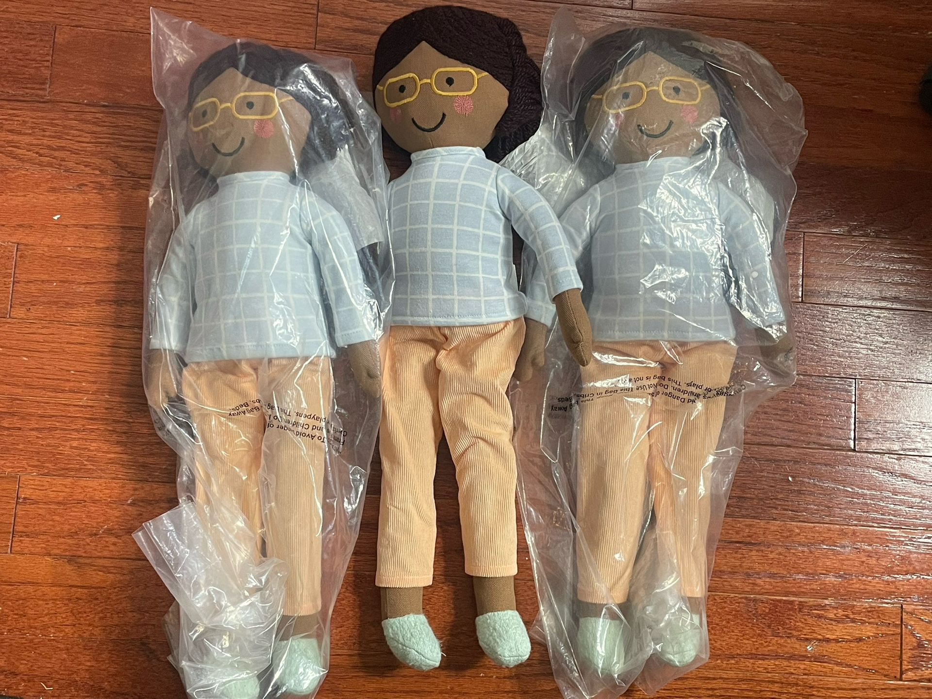 Lot Of 3 African American Dolls - Brand New