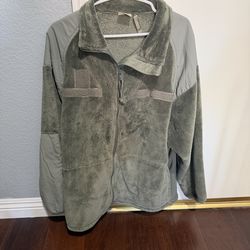 Proud Apparel US Military Jacket Green Fleece Cold Weather GEN III Level 3 Mens L Reg