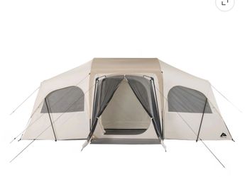 Ozark Trail 12-Person Glamping Tent, 19' x 18' x 84", Spacious Shelter for Family Camping