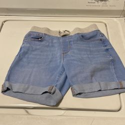 Girls Blue Jean Shorts 