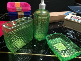 Soap tooth brush and pump