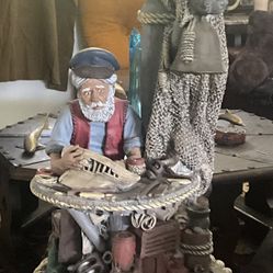 Apsit Brothers, California Nautical Sea Captain Ship Builder Lamp 1980S