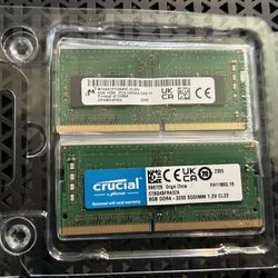 16GB Crucial DDR4 PC3200 SODIMM