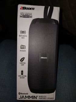 2Boom Bluetooth jammin wireless portable speaker
