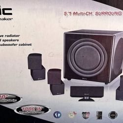 Kinetic Positional Surround Sound Speakers