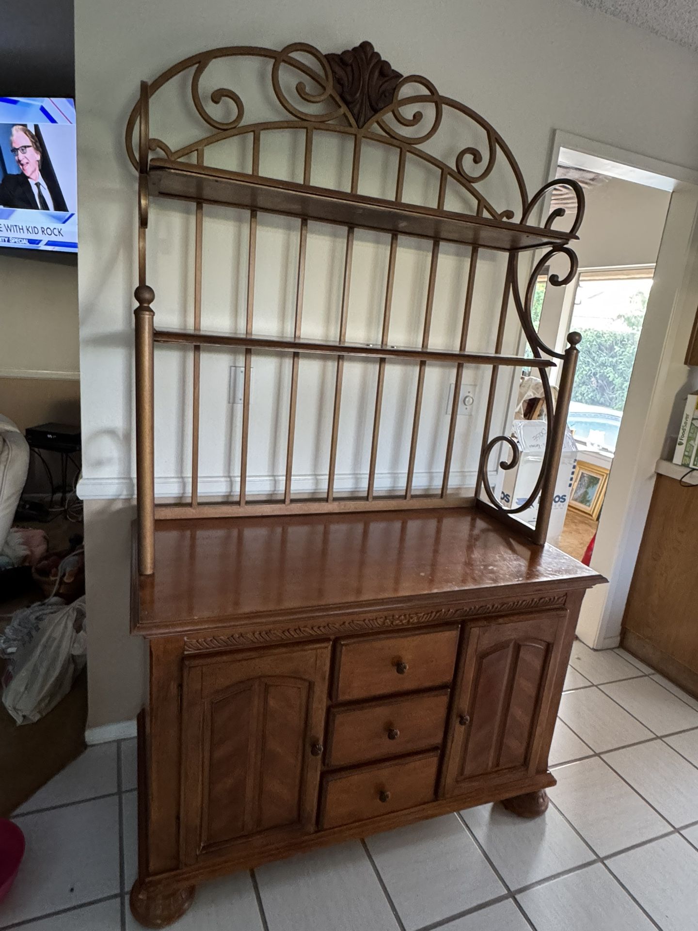 Bakers Rack/ornate Piece