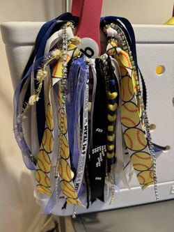 New Softball Tassels For Bags/Totes