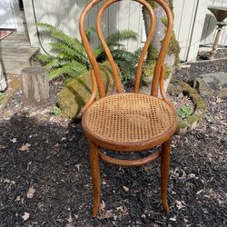 Soda fountain cane chair