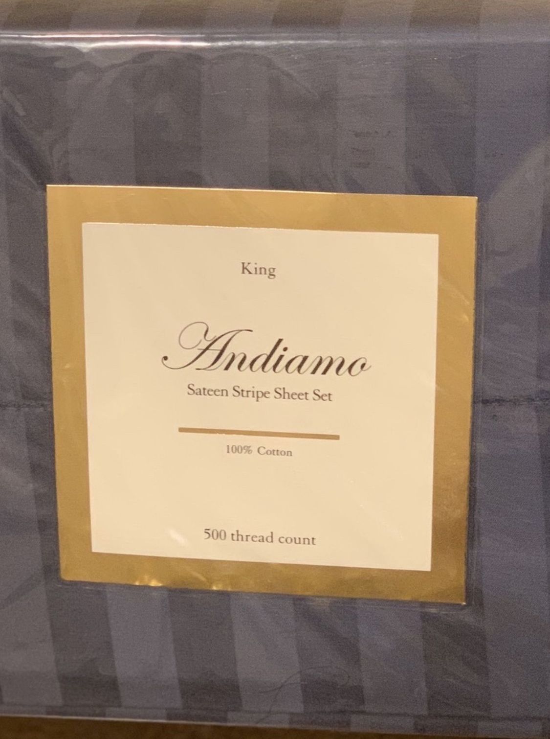 Flat Sheet Only, Brand New, 500ct Thread (See Details Below)